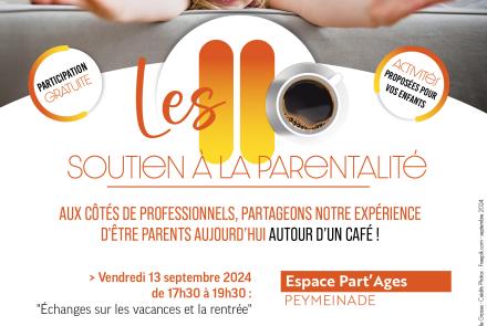 Pause café Peymeinade 2024 CAPG soutien parentalité 